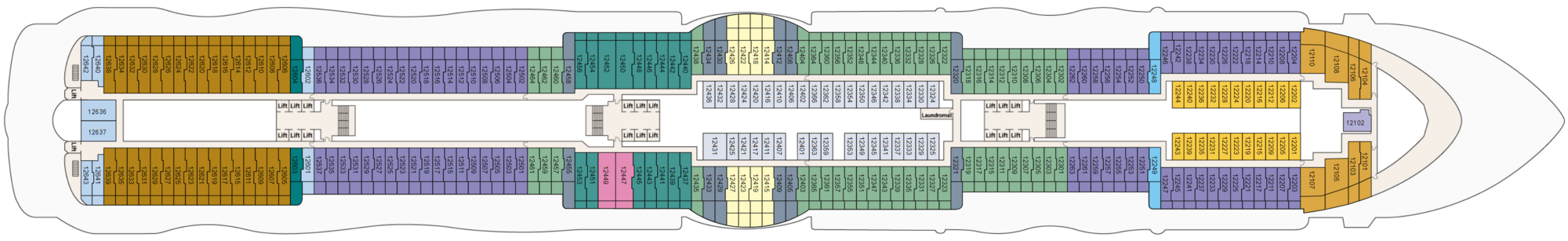Deck 12 plan